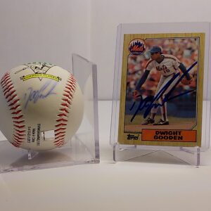 Dwight Gooden Sign Ball and Picture