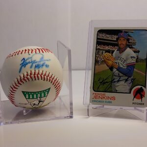 Fergie Jenkins Sign Ball and Picture
