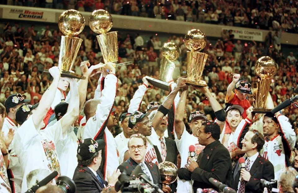 Chicago Bulls championship newspaper