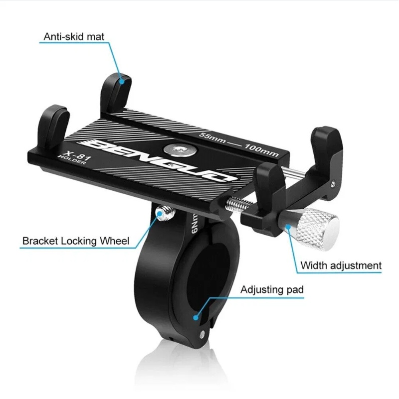 Aluminum Motorcycle Bike Bicycle Holder Mount Handlebar For Cell Phone GPS US - Image 7