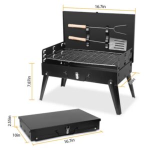 Outdoor Portable Foldable Charcoal Grill