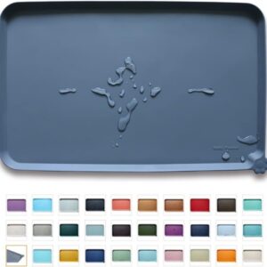 Found Waterproof Pet Feeding Mats With High Lips Multiple Size And Colors For Dogs, Cats  Others G